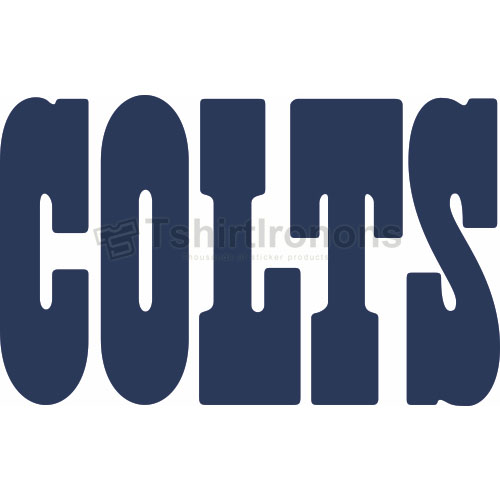 Indianapolis Colts T-shirts Iron On Transfers N540 - Click Image to Close